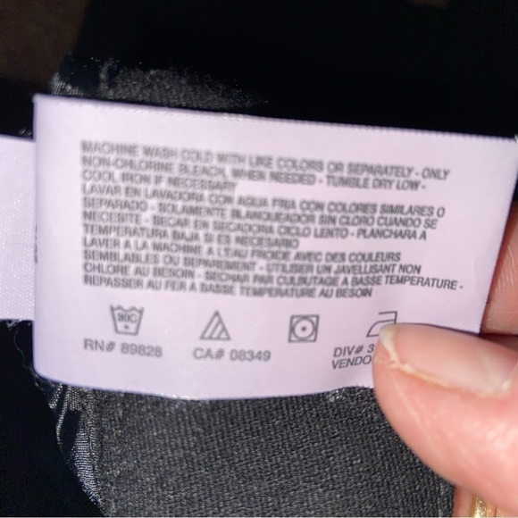 NINE West slacks, high quality business attire with slight flare. Rayon blend. - Picture 4 of 9